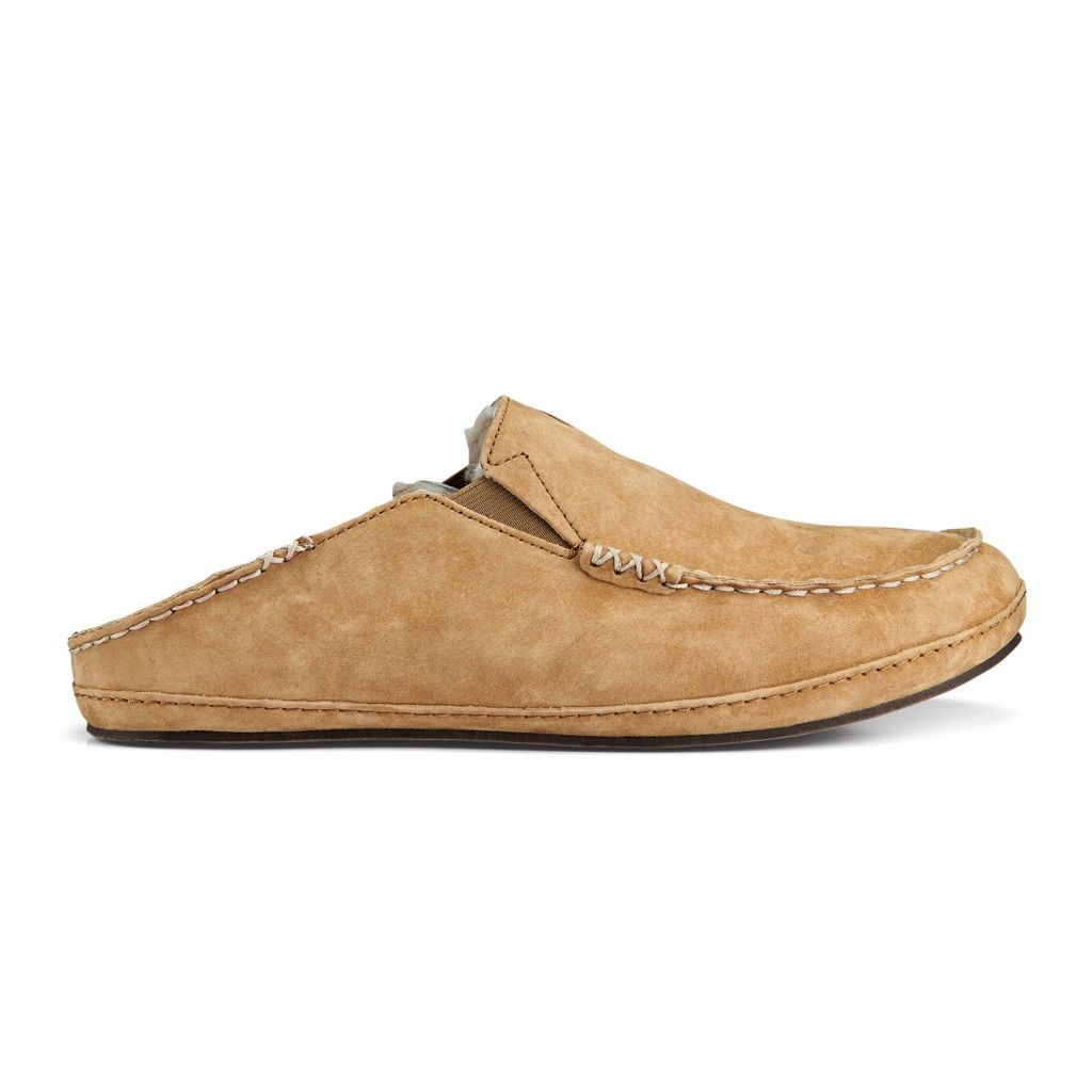 Zapatos Olukai Moloā Slipper - Pantuflas Hombre Cafes 20427-603